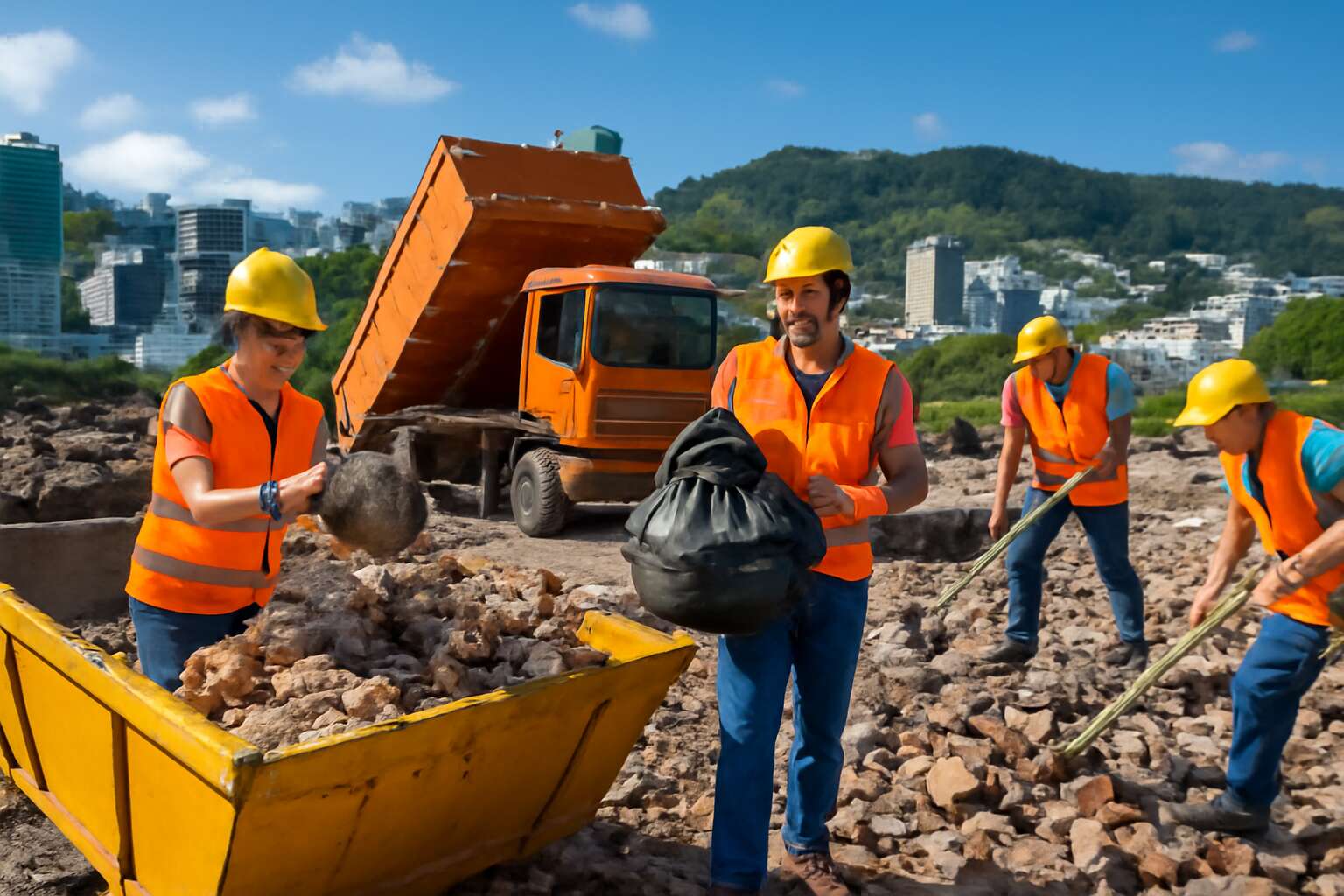 rubble removal wellington